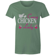 Load image into Gallery viewer, T-Shirt - Crazy Chicken Lady - Women&#39;s
