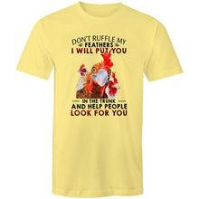 Load image into Gallery viewer, T-Shirt - Don&#39;t ruffle my feathers! - plus sizes
