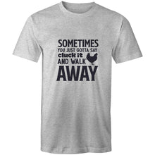 Load image into Gallery viewer, T-Shirt - Cluck It &amp; Walk Away - plus sizes
