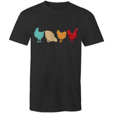 Load image into Gallery viewer, T-Shirt - 4 Chickens
