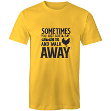 Load image into Gallery viewer, T-Shirt - Cluck It &amp; Walk Away - plus sizes
