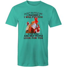 Load image into Gallery viewer, T-Shirt - Don&#39;t ruffle my feathers! - plus sizes
