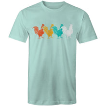 Load image into Gallery viewer, T-Shirt - 4 Roosters
