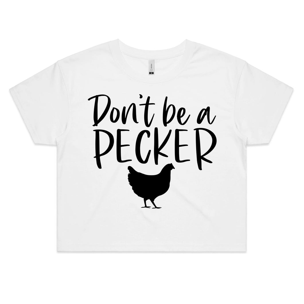 T-Shirt - Pecker - Women's Crop Tee