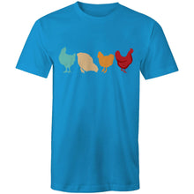 Load image into Gallery viewer, T-Shirt - 4 Chickens - plus sizes
