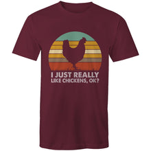 Load image into Gallery viewer, T-Shirt - I just really like Chickens
