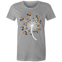 Load image into Gallery viewer, T-Shirt - Rooster Flower - Women&#39;s
