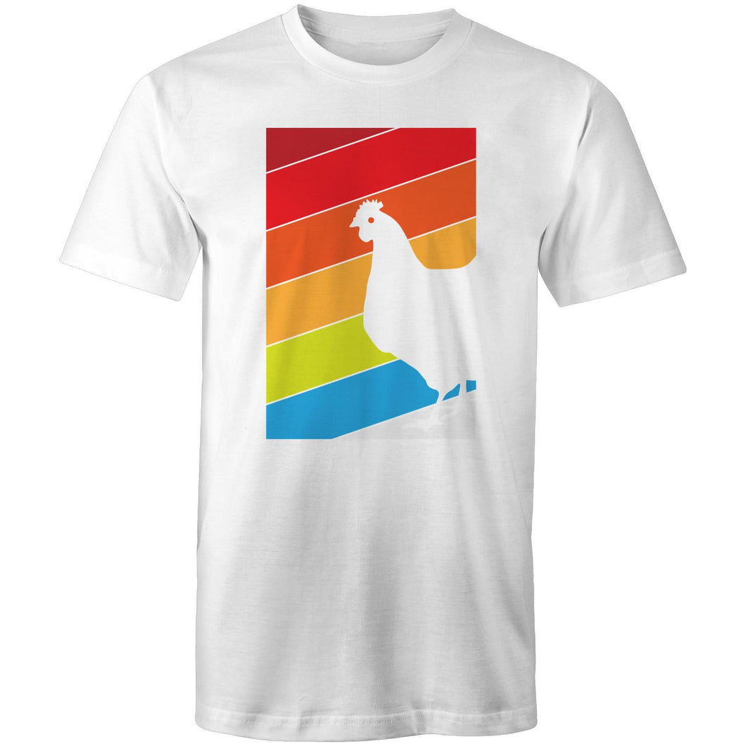 T-Shirt - Retro Chicken Square - plus sizes