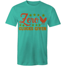 Load image into Gallery viewer, T-Shirt - Zero Clucks Given - plus sizes
