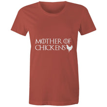 Load image into Gallery viewer, T-Shirt - Mother of Chickens - Women&#39;s (White text)
