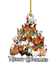 Load image into Gallery viewer, Christmas Decoration - Merry Cluckmas!
