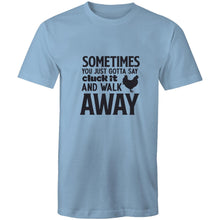 Load image into Gallery viewer, T-Shirt - Cluck It &amp; Walk Away - plus sizes
