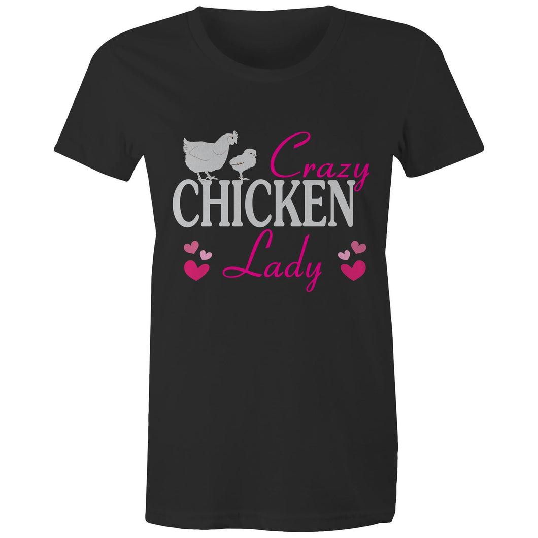 T-Shirt - Crazy Chicken Lady - Women's