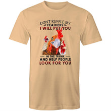 Load image into Gallery viewer, T-Shirt - Don&#39;t ruffle my feathers! - plus sizes
