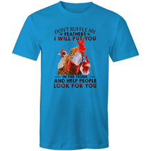 Load image into Gallery viewer, T-Shirt - Don&#39;t ruffle my feathers! - plus sizes
