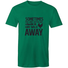 Load image into Gallery viewer, T-Shirt - Cluck It &amp; Walk Away - plus sizes
