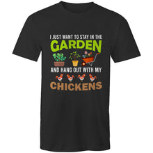 Load image into Gallery viewer, T-Shirt - Garden &amp; Hang Out With Chickens - plus sizes
