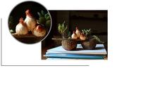 Load image into Gallery viewer, Figurines - Ceramic Pot 3 Chooks
